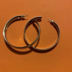 Ladies silver earrings